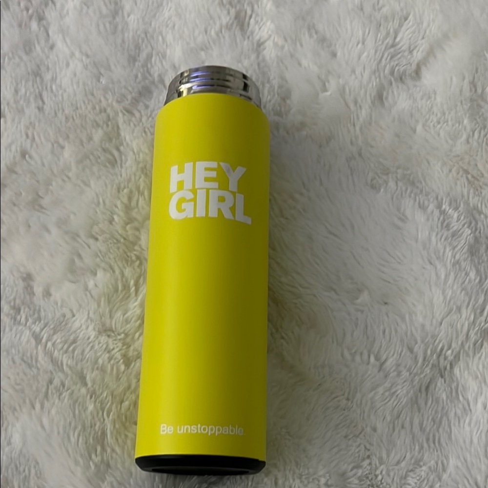 Yellow 'Hey Girl' Insulated Bottle - Picture 1 of 5